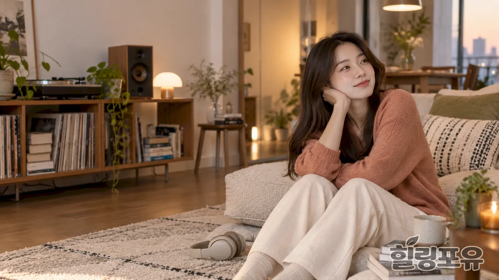 동작구출장마사지 안내를 위한 편안한 실내 생활 공간 이미지