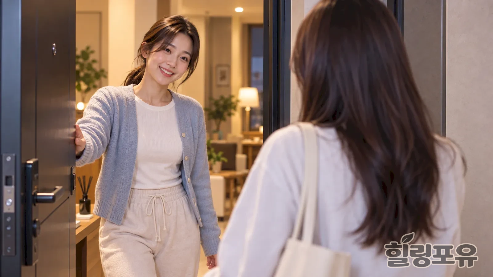화성출장마사지 안내를 위한 편안한 실내 생활 공간 이미지