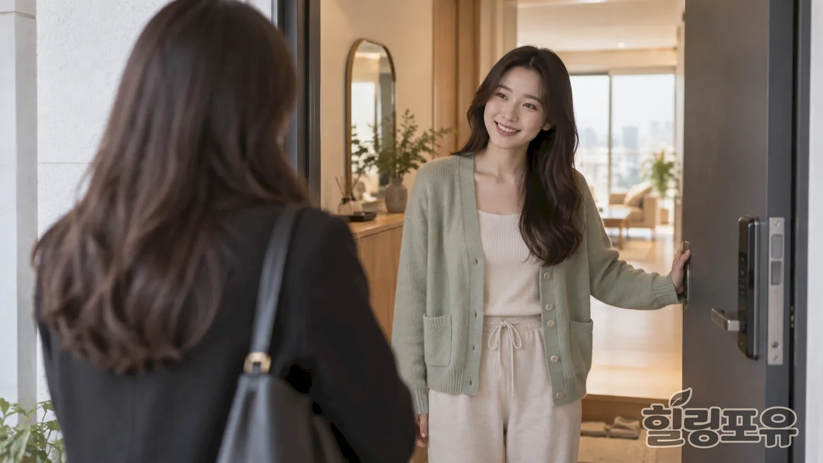 시흥출장마사지 안내를 위한 편안한 실내 생활 공간 이미지